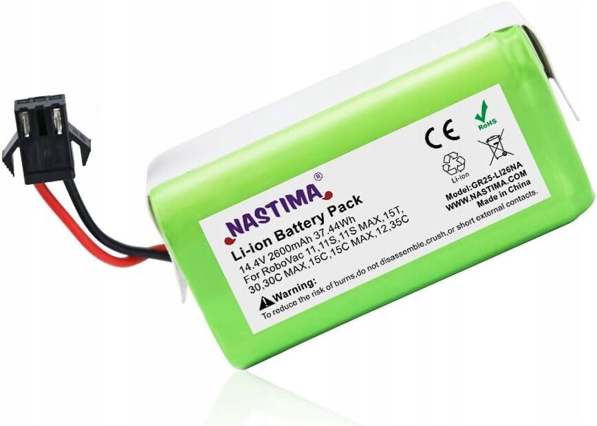 Baterie Nastima Akumulátor Pro Robotický Vysavač Robovac 14,4 V 2600 Mah