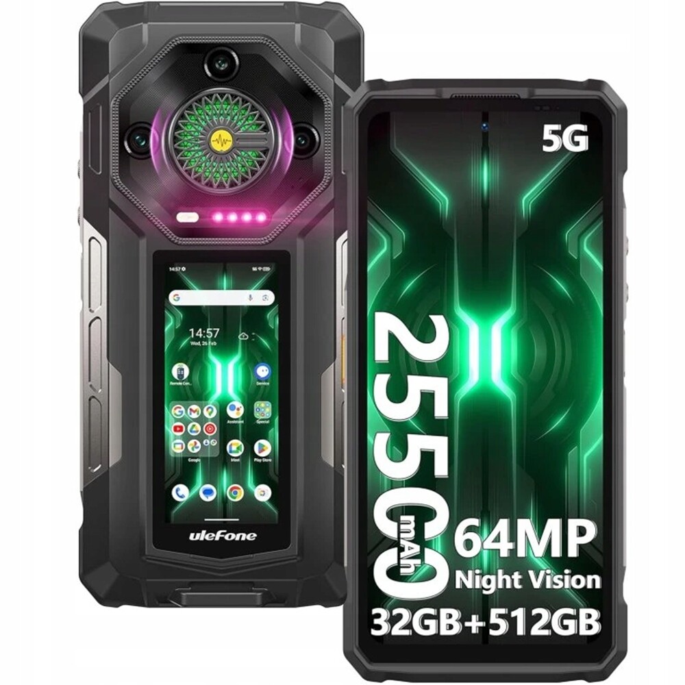 Ulefone Armor 33 Pro 16+16/512GB, 25500mAh, černá