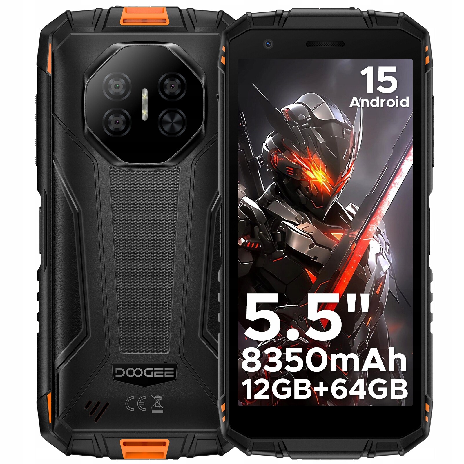 Chytrý telefon Doogee Fire3 Android15 8350mAh 5,5