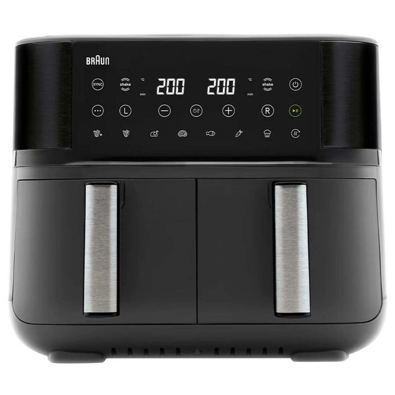 Beztuková fritéza Braun Air Fryer TwinCook 3 TD3030IBK 2850W 8L