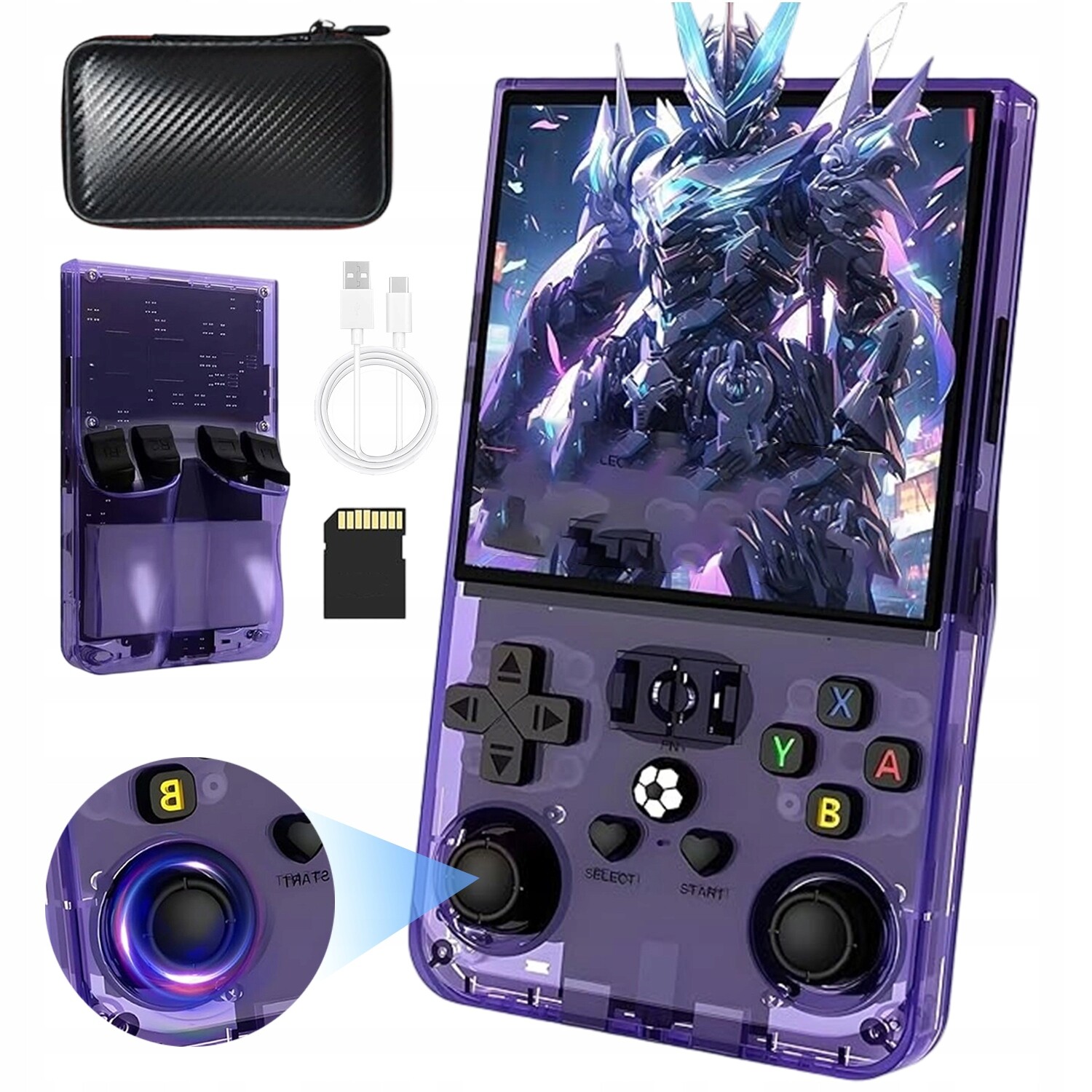 R36MAX Konzola Retro Hra Karta 64GB 18000 Her 4,0'' Ips Obrazovka Dárek