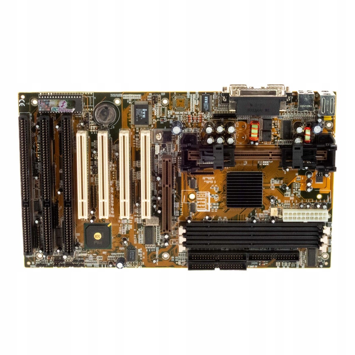 Pcpartner BXA828D 35-8828-02 SLOT1 Sdram Agp Pci Isa Atx