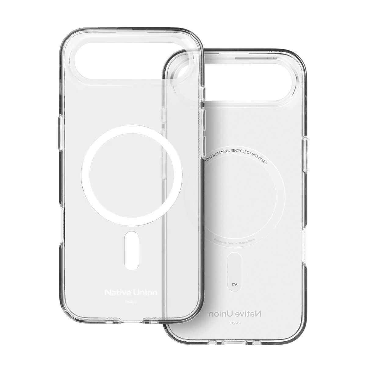 Native Union Pouzdro přizpůsobené průhlednému pouzdro pro iPhone 17Air MagSafe zadní kryt