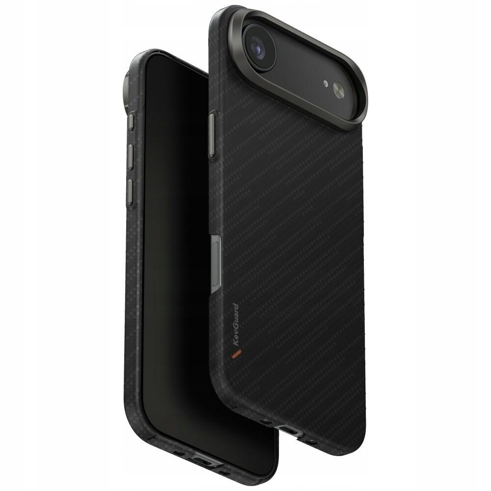 Pouzdro Uniq Keva Edge pro iPhone Air s nabíjením Magclick, černé