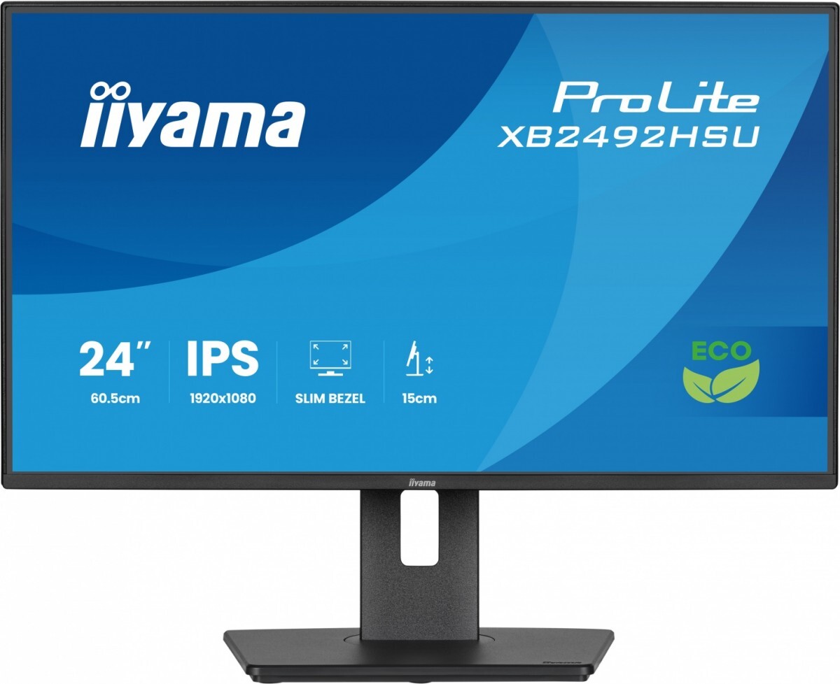 Monitor 24 palců XB2492HSU-B1 tenké rámečky, 1500:1, ErP B, Usb HUBx2