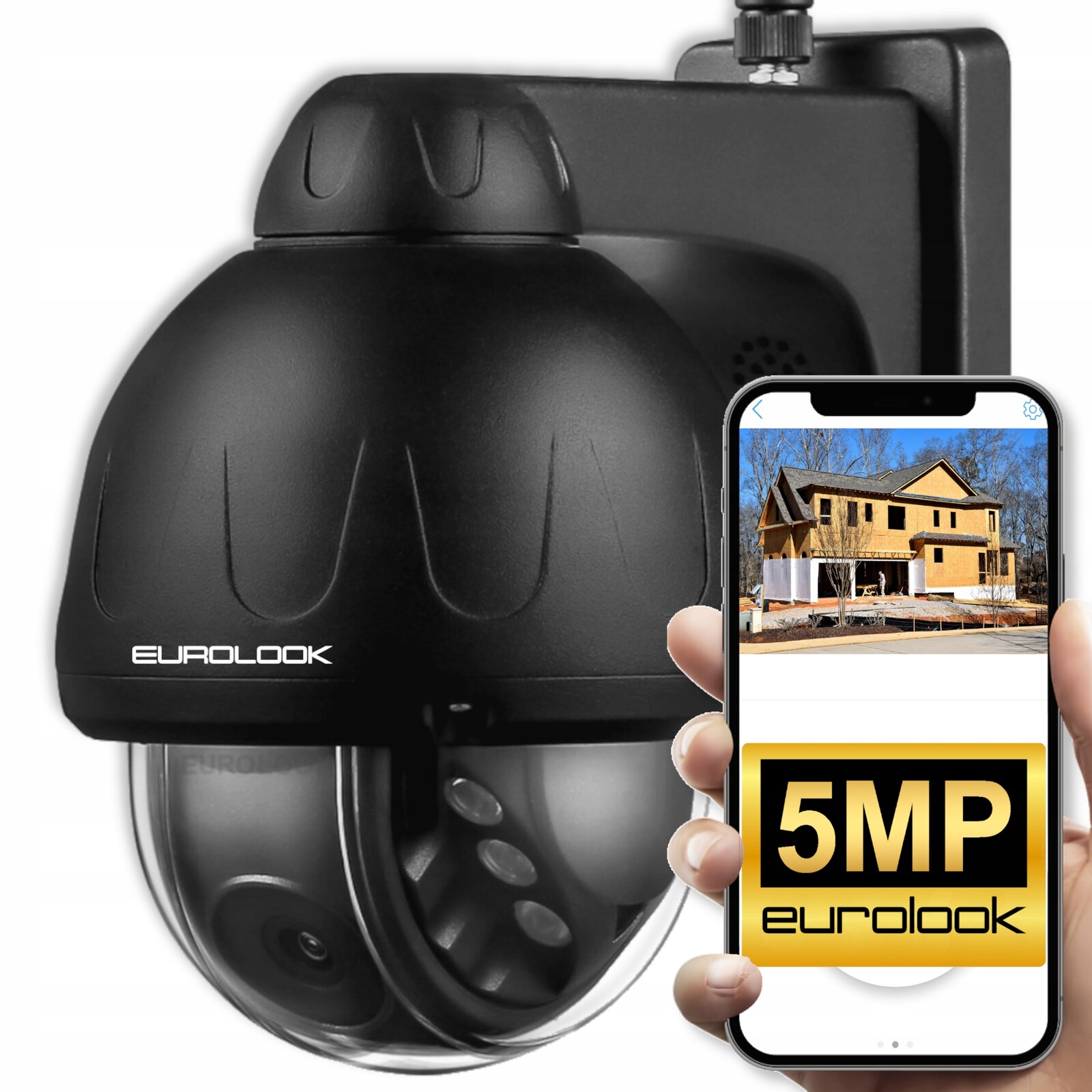 Venkovní kamera Otočná WiFi Sledování 5MPx 5MP