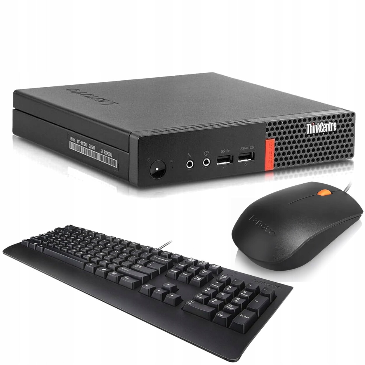 Mini Počítač Lenovo M910q i5 8GB 256SSD Win10Pro Klaw Myš Napájecí adaptér