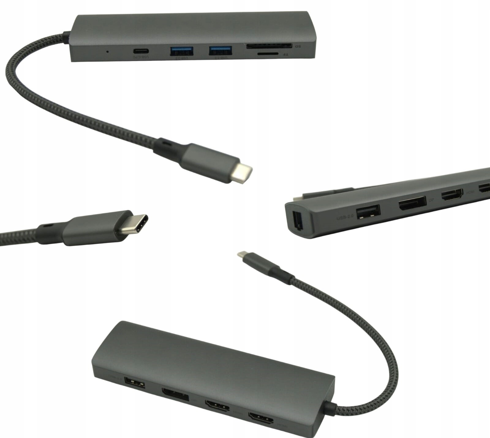 Dokovací stanice pro notebook a ultrabook Microsoft Hub Usb-c pro 2 monitory