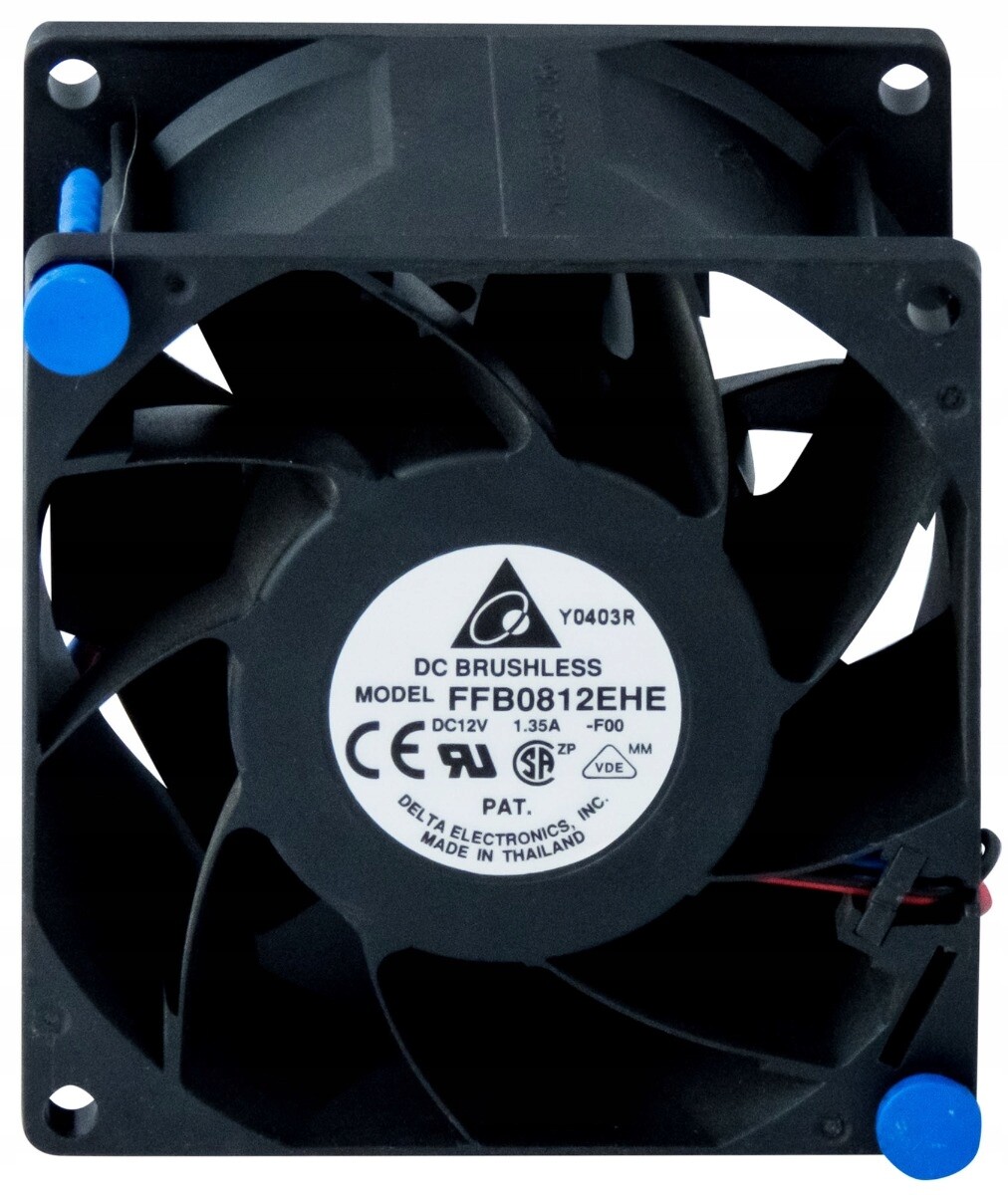 Delta FFB0812EHE 3-PIN Cooling Fan 80 mm 12V 1.35A