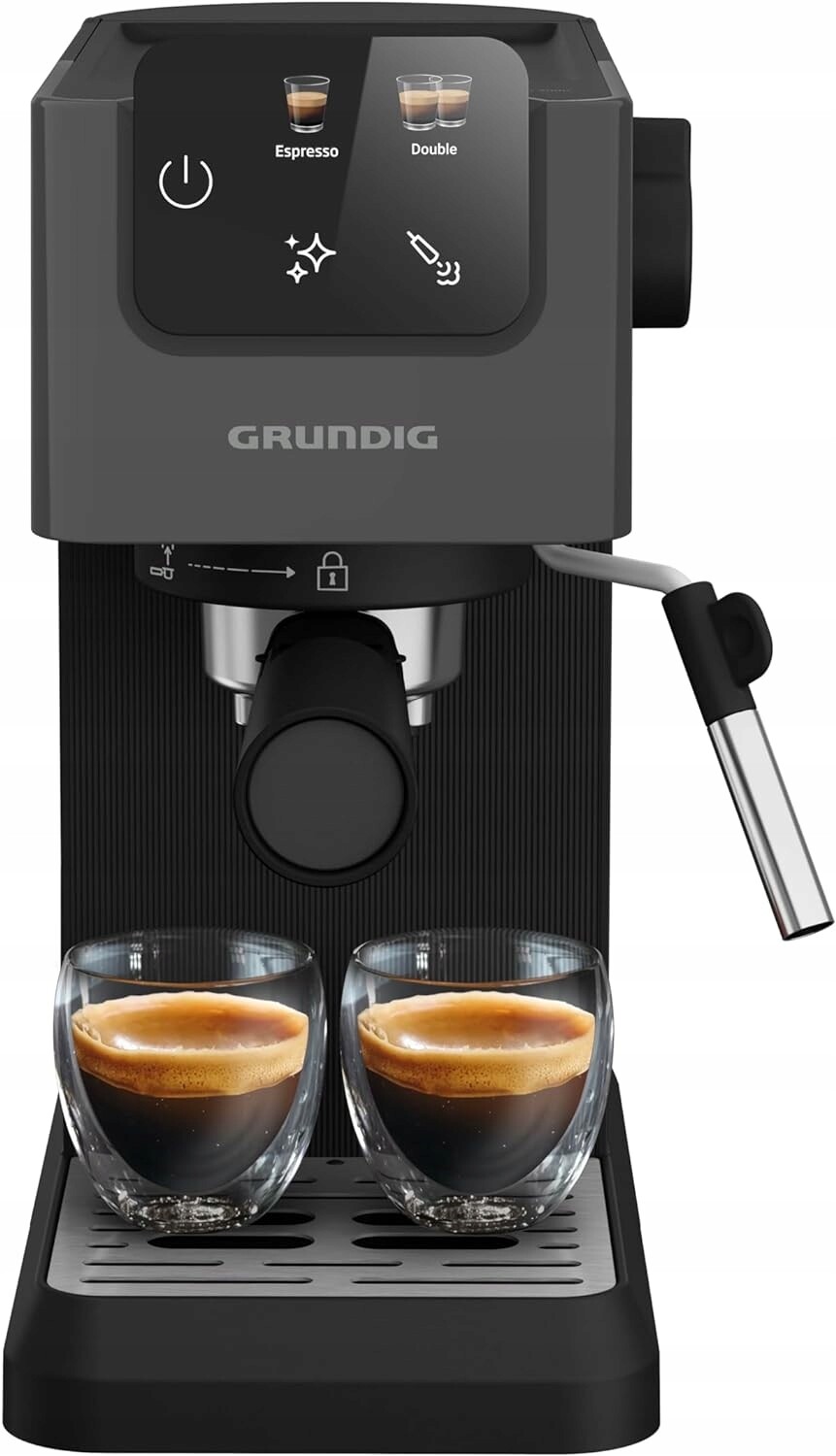 Pákový tlakový kávovar Grundig Ksm 4330 Delisia Coffee 1628 W černý