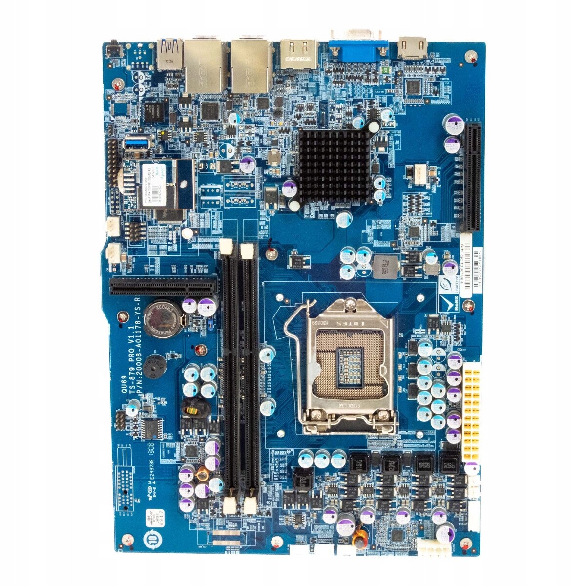 Qnap TS-879 Pro V1.1 20008-A01178-YS-RS Socket LGA1155 DDR3 System Board