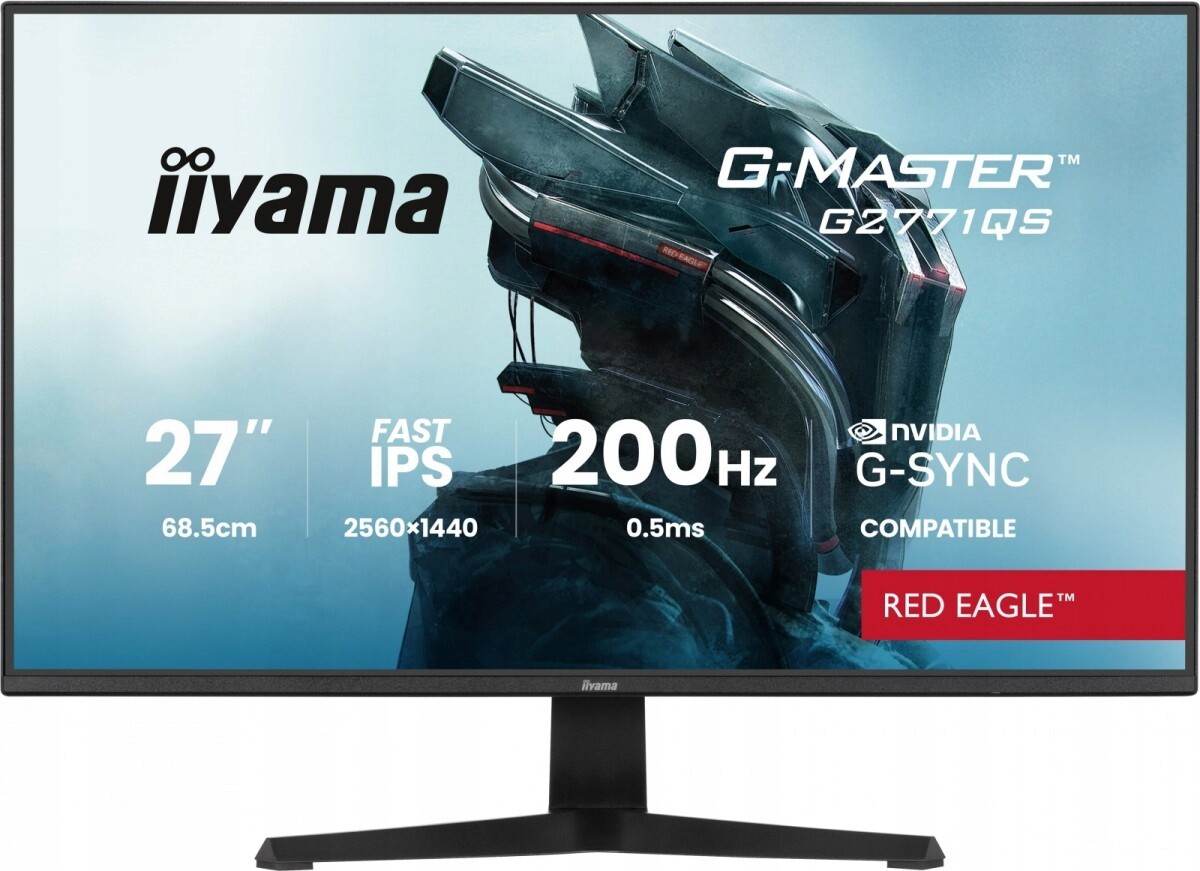 Monitor 27 palců G2771QS-B1 Qhd, Fast Ips, Dp, 2xHDMI, 200Hz, 350cd, adaptivní G-
