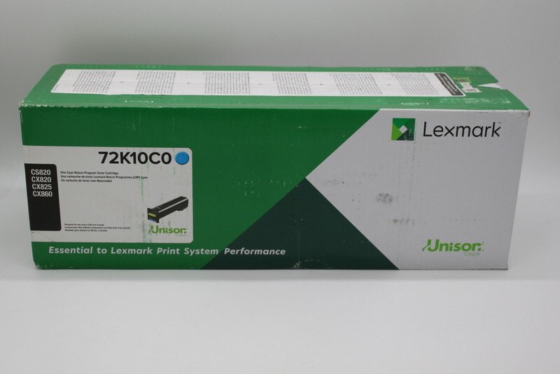 Lexmark CS820 72K10C0 72K20C0 cyanový toner originál