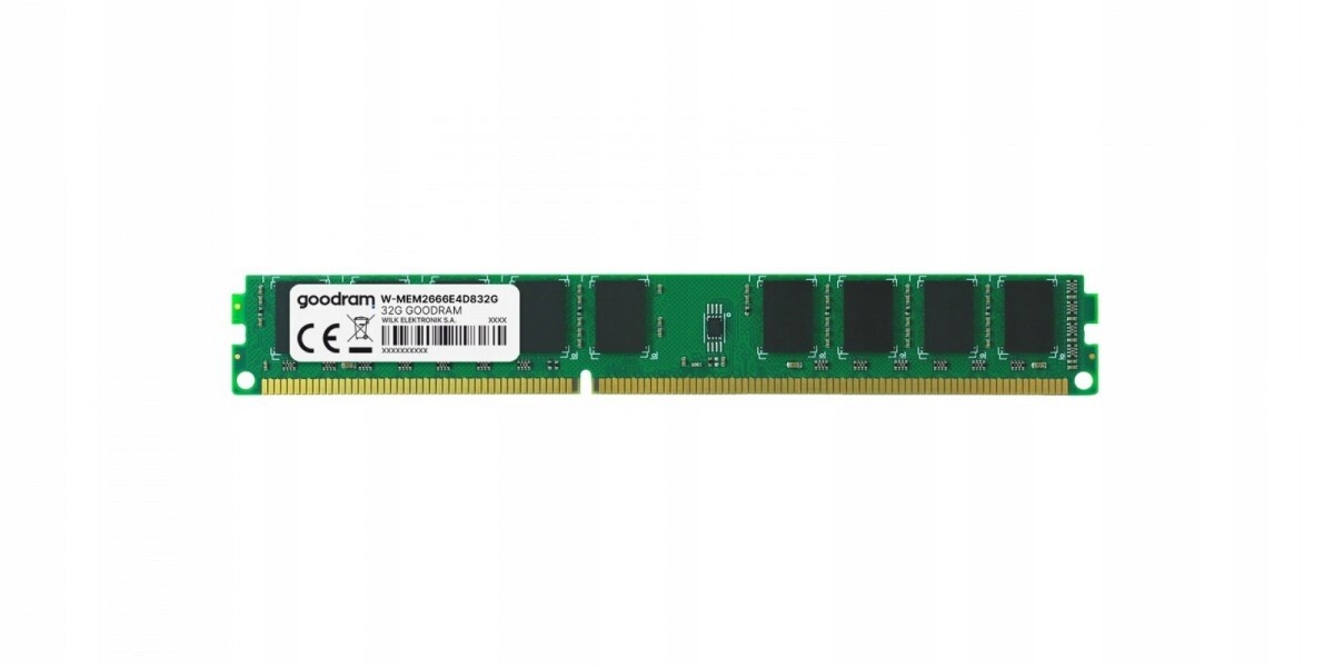 Goodram Serverová paměť DDR4 32GB/2666(1*32) Ecc CL19 DIMM DRx8 Vlp