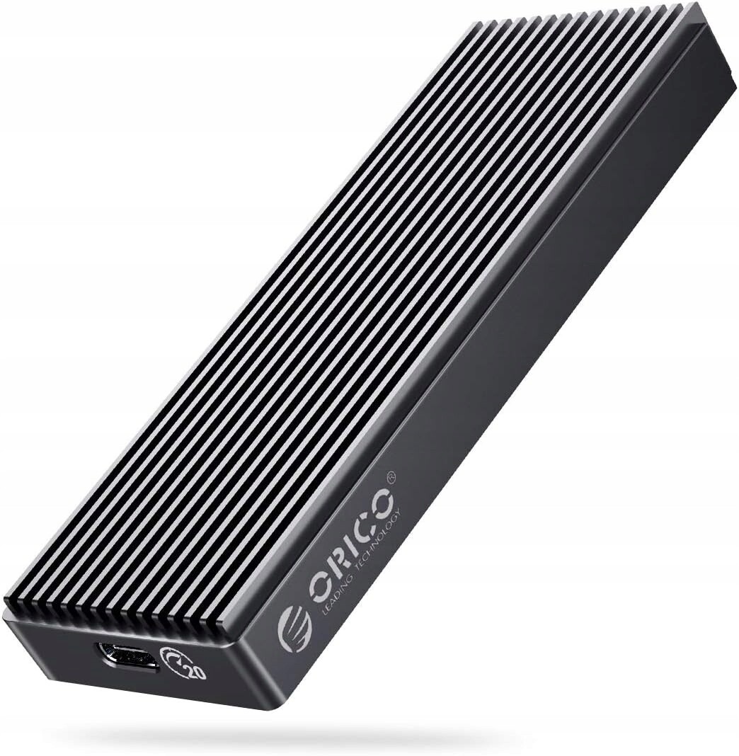 Pouzdro Na Disk M.2 NVMe Ssd Adaptér Usb-c 20 Gb/s M2PAC3-G20 Šedá Kapsa
