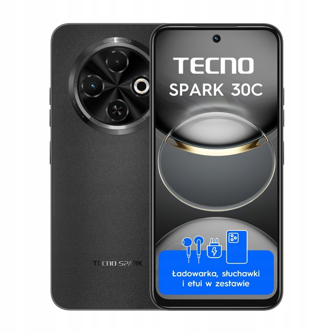 Tecno Smartphone Spark 30C 4/128 Orbit Black