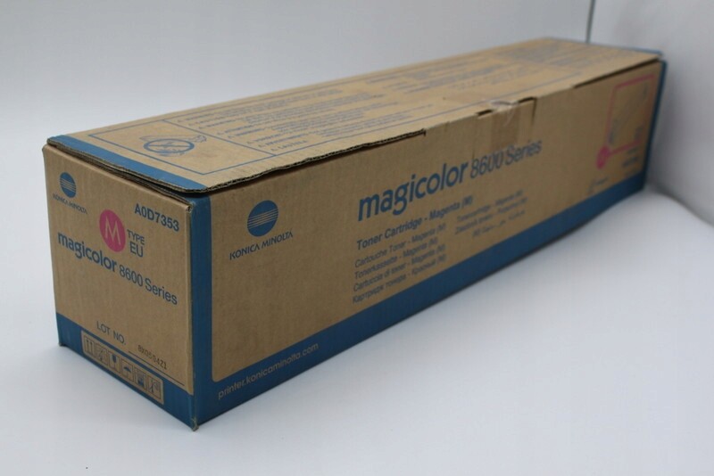 Minolta A0D7353 8650 toner magenta originální
