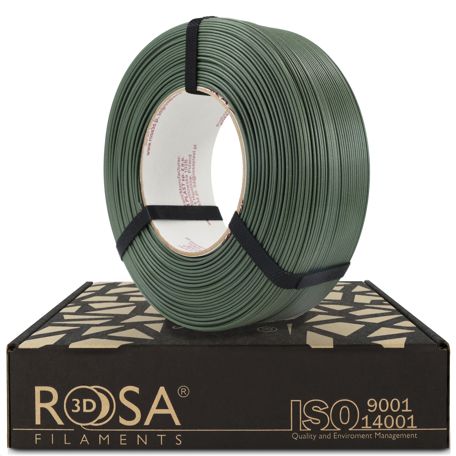 Filament Rosa3D ReFill Pet-g Structure, lesní zelená, 1,75 mm, 1 kg, shnilý
