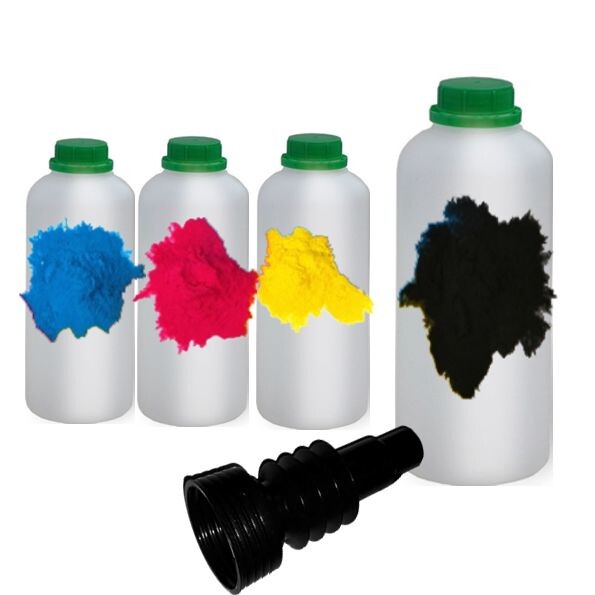 4x Toner Prášek pro Minolta 1600 1650 1680 1690 4ks Chip Cmyk new