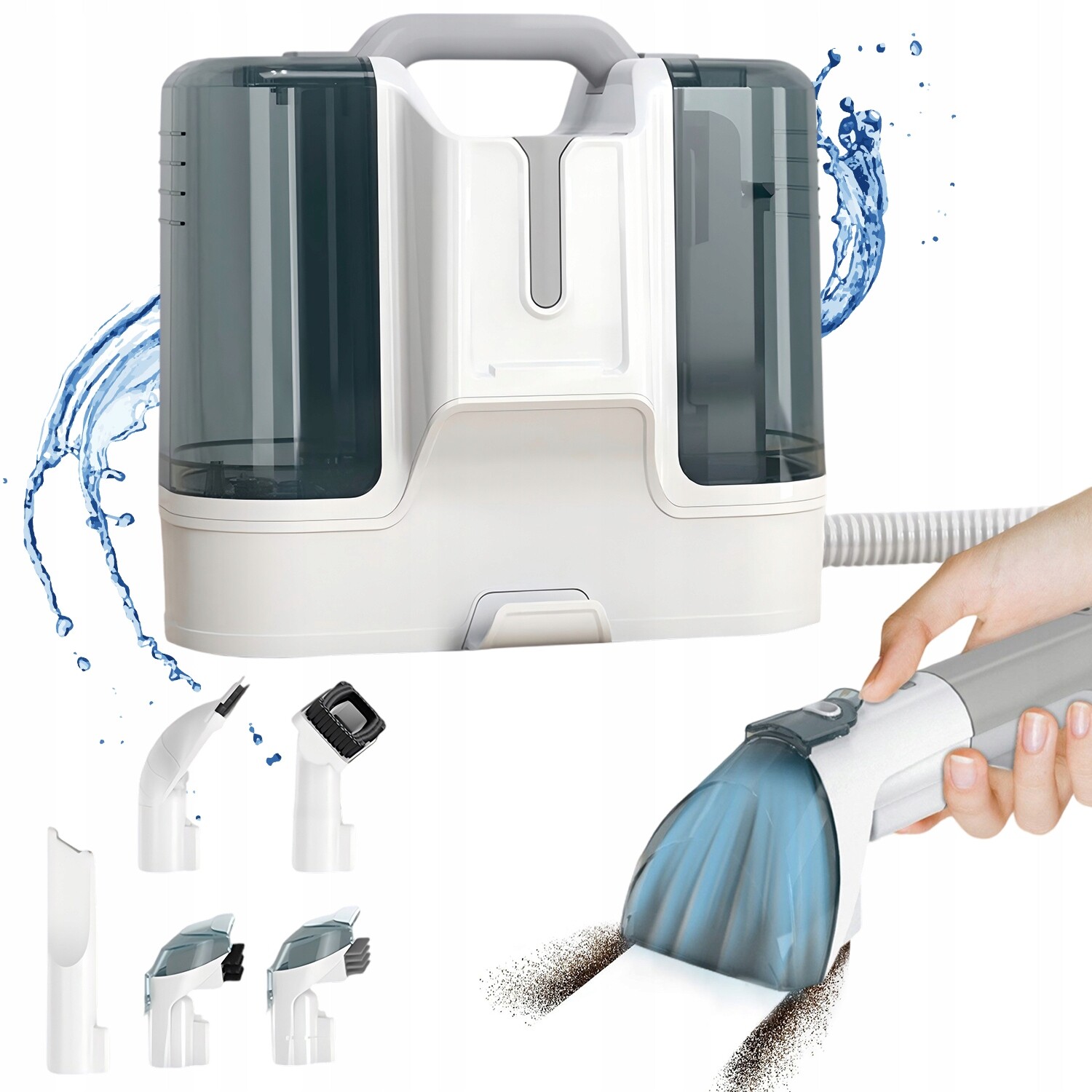 Stroj Na Čištění Tkanin S 6 Hlavami Pro Koberce Postelových Pohovek 1.8 L 450 W