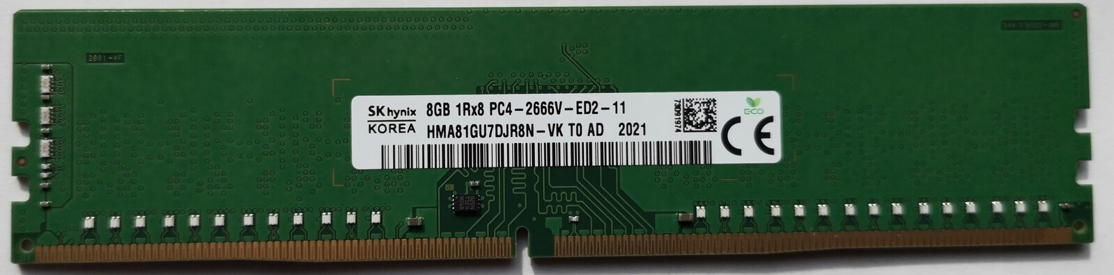 DDR4 Hynix 8GB 2666V-ED2-11 paměť Ram