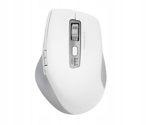 Bezdrátová myš Silver Monkey Business Mouse Comfort Silent White