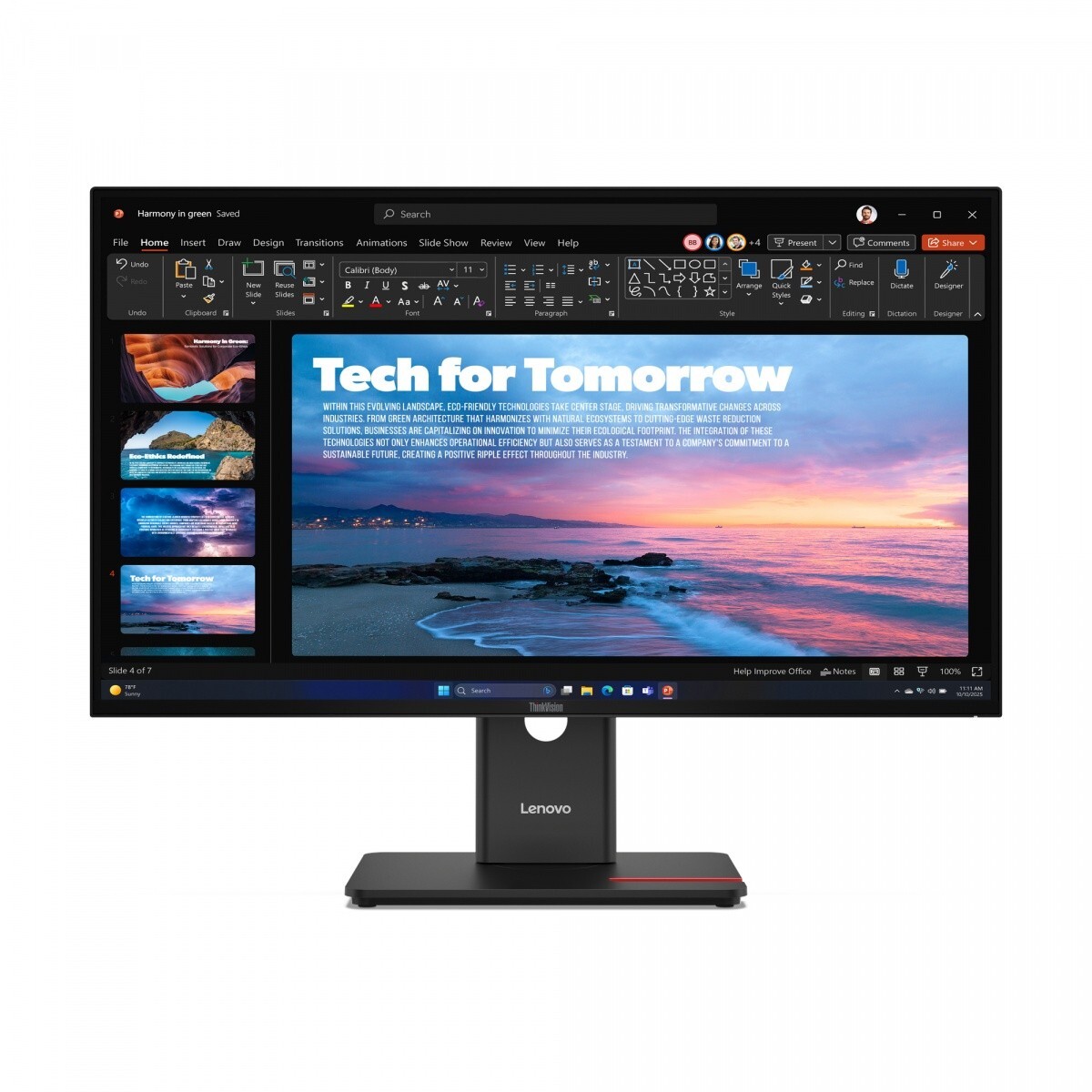 Originální monitor Lenovo ThinkVision T27QD-40 27 palců Wled LCD 64AAGAT2EU