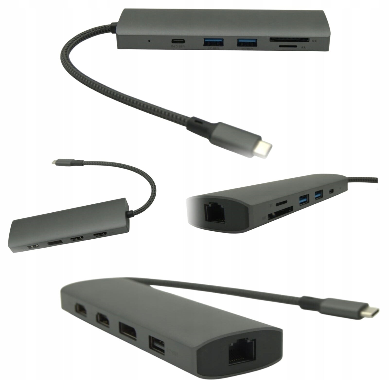 Dokovací stanice Usb-c pro 2 monitory pro notebook a ultrabook Acer