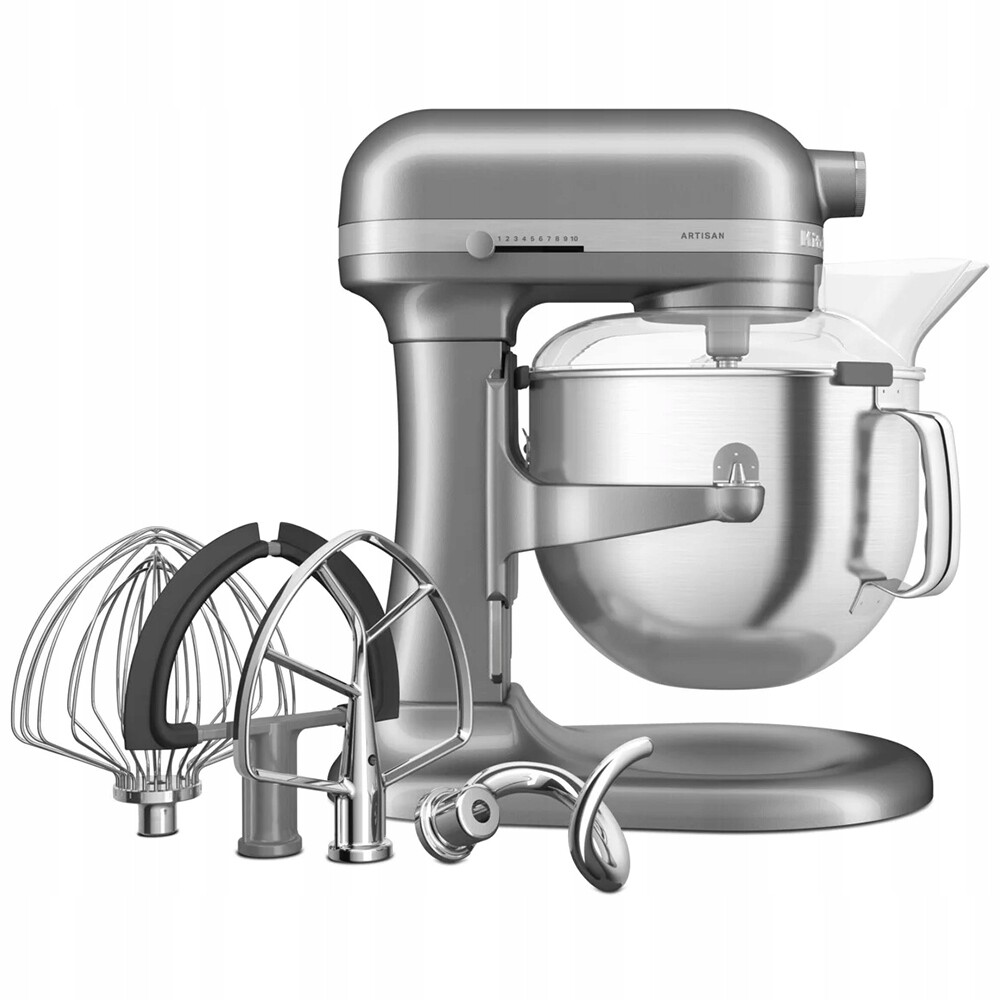 Kuchyňský robot KitchenAid Artisan 5KSM70SHXE, stříbřitě šedá