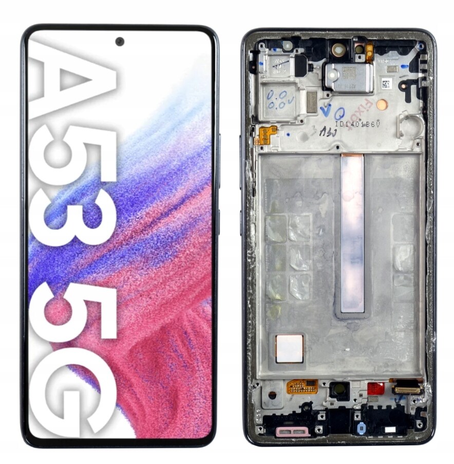 Originální displej pro Samsung Galaxy A53 SM-A536 Rámeček Černý