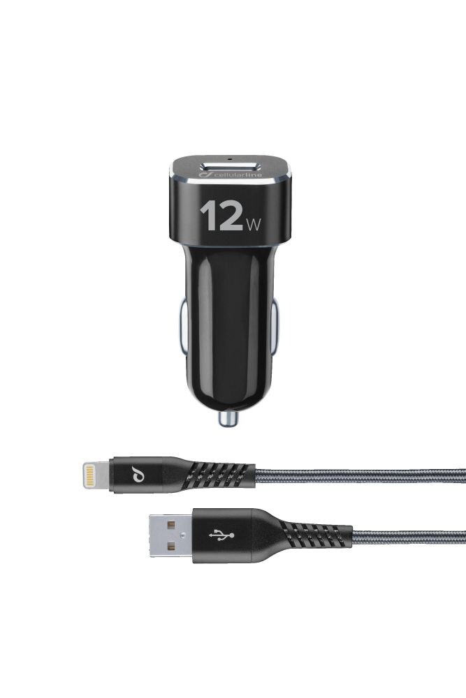 Car Charger Kit Tetra Mfi Černý 12W