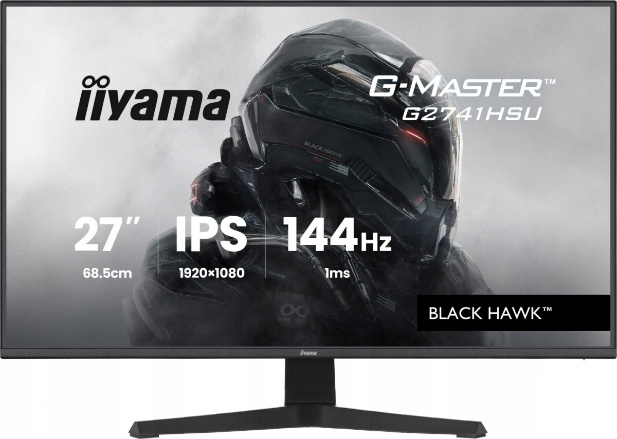 Iiyama Monitor 27 palců G2741HSU-B1 IPS,FHD,144Hz,1ms,2xUSB,350cd,HDMI,DP