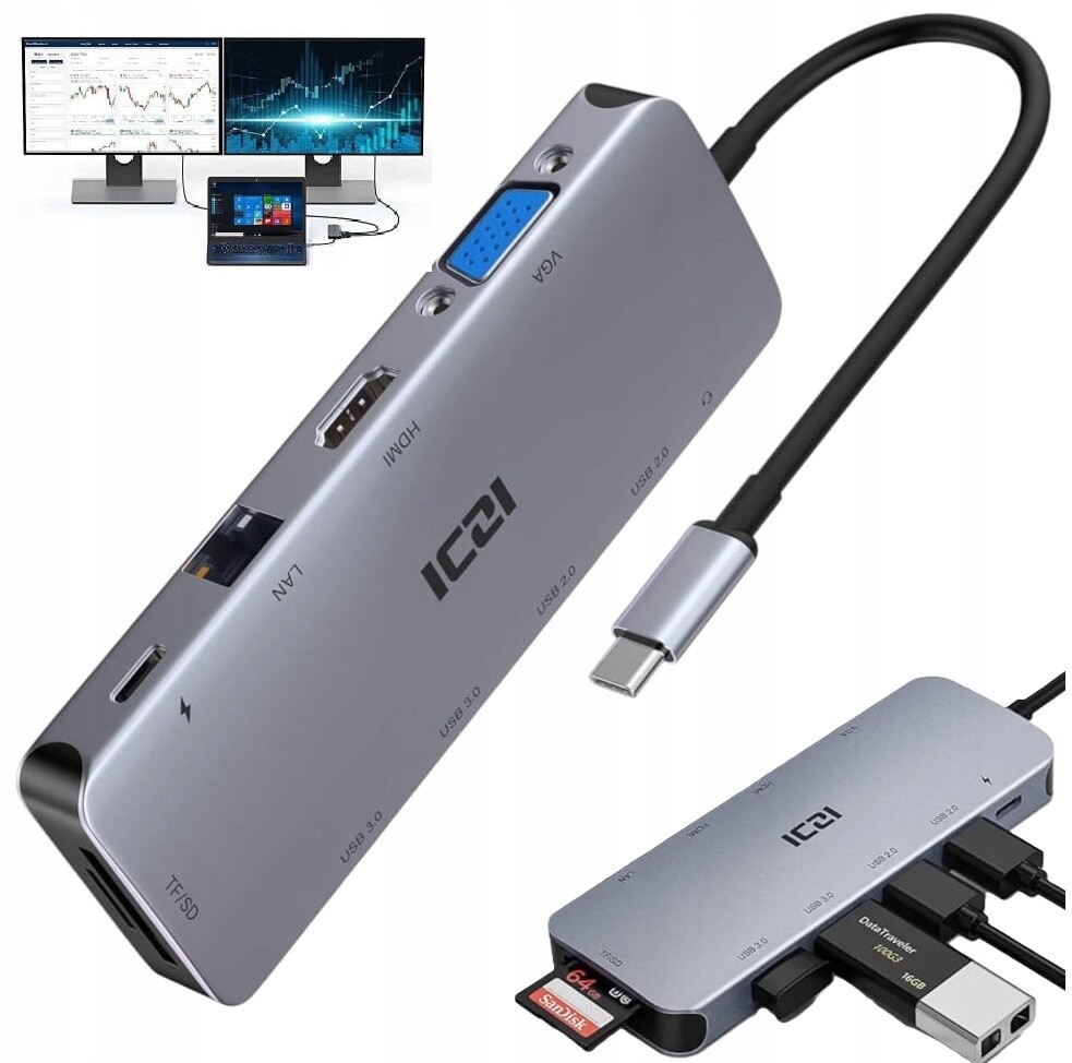 Asus Dokovací Stanice Pro Notebook, Základna S Funkcí Nabíjení, Nabíjí Usb-c