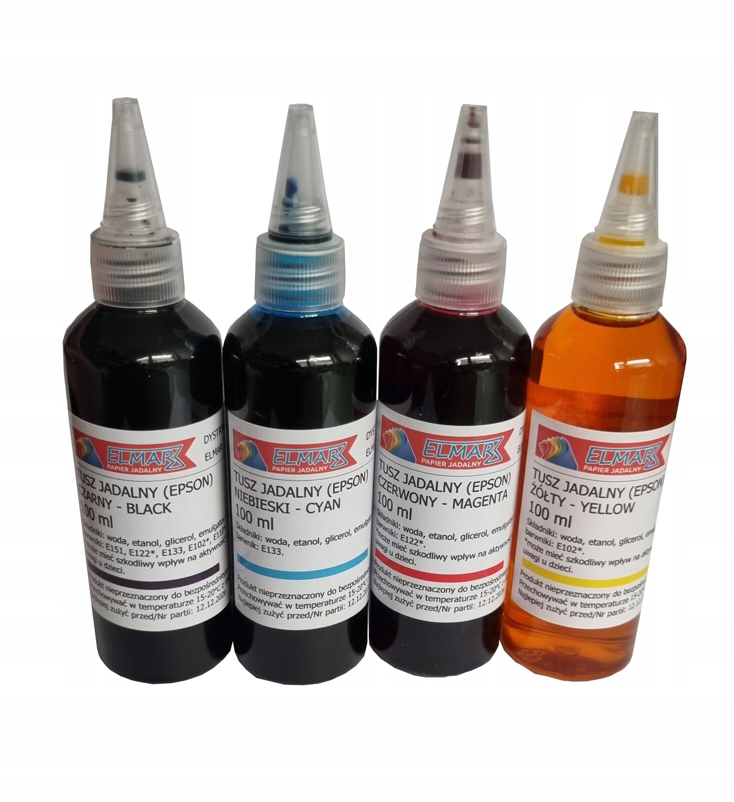 Inkoust Potravinářský Jedlý 4 X 100 ML Cmyk Epson