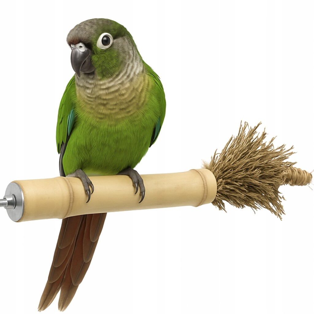 Bambusová žerď „M“ – hračka pro středně velké papoušky