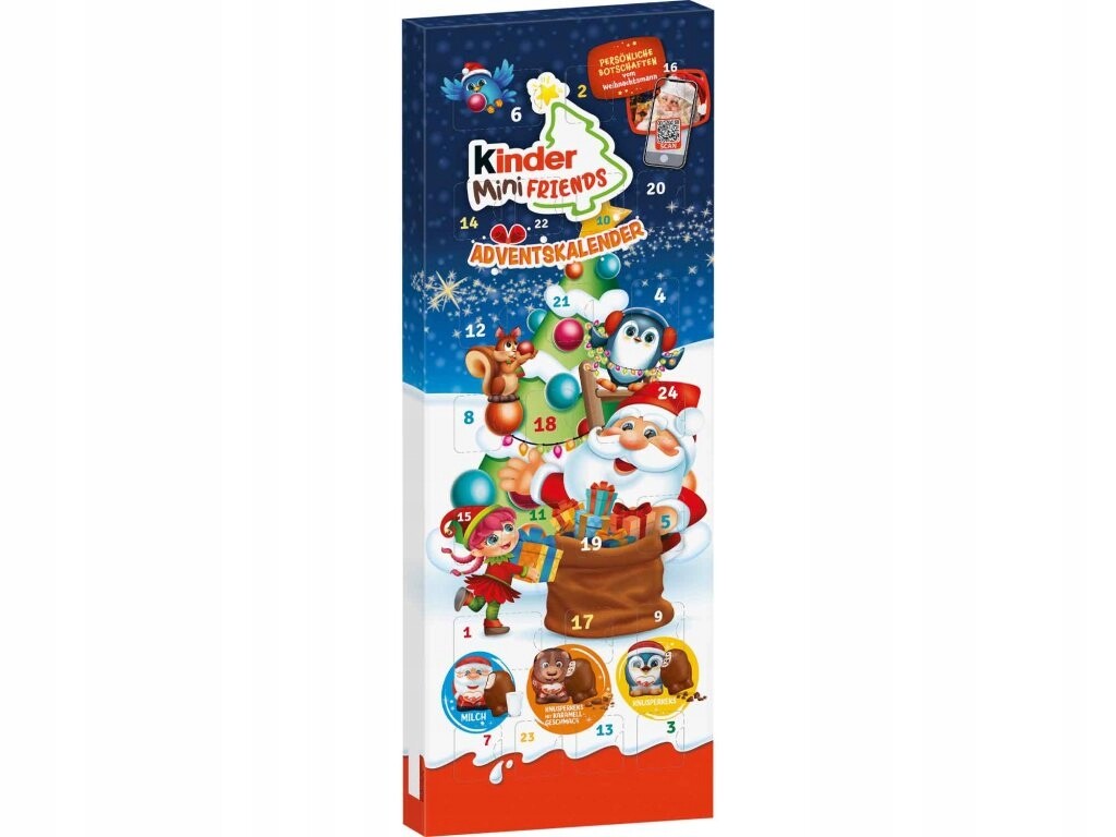 Kinder Mini Friends Adventní kalendář 164 g