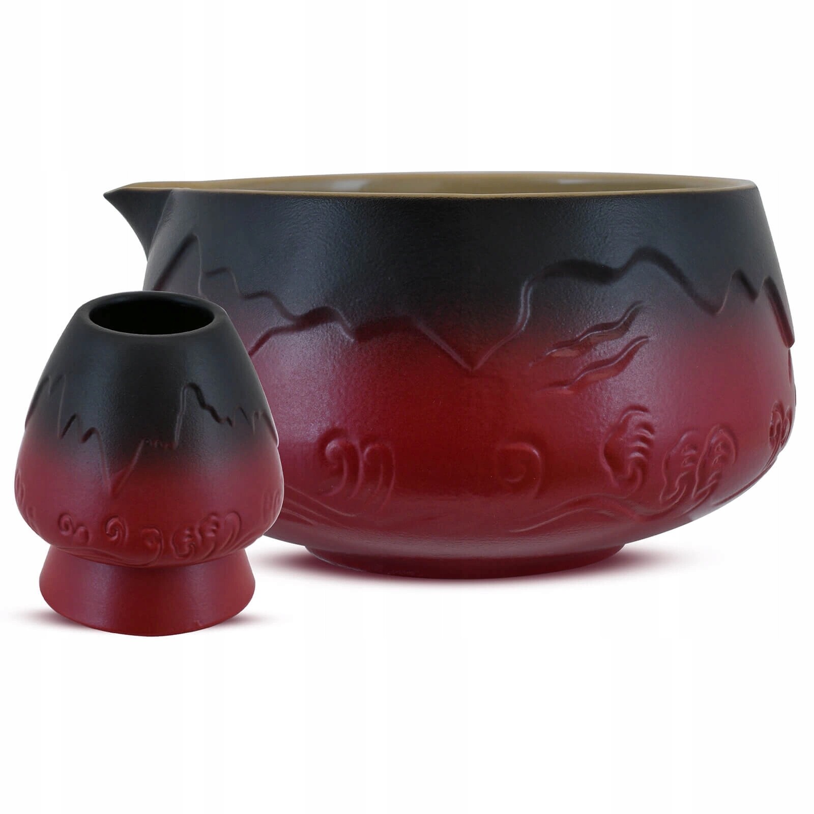 Sada příslušenství Mountain pro přípravu čaje Matchy Matchawan Kusenaoshi