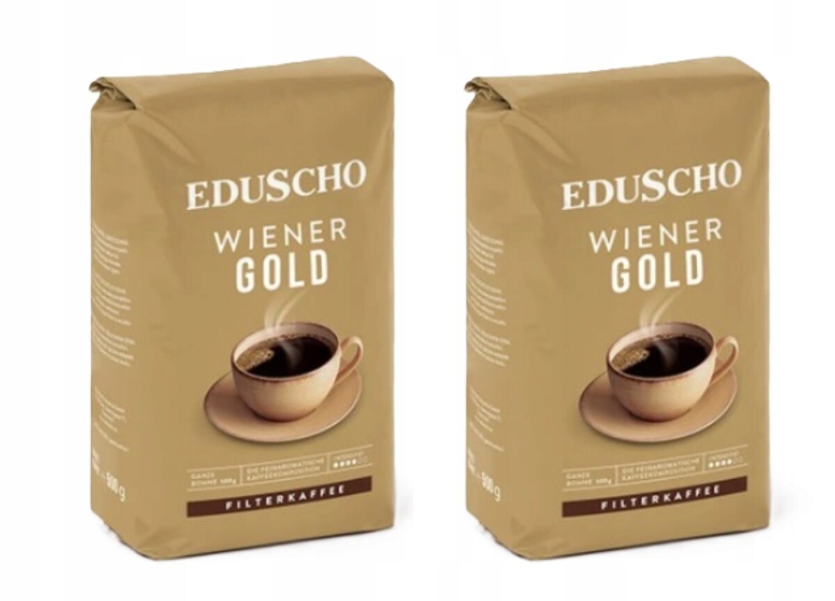 Eduscho Wiener Gold směs Káva sada x 2 kusy 1 kg