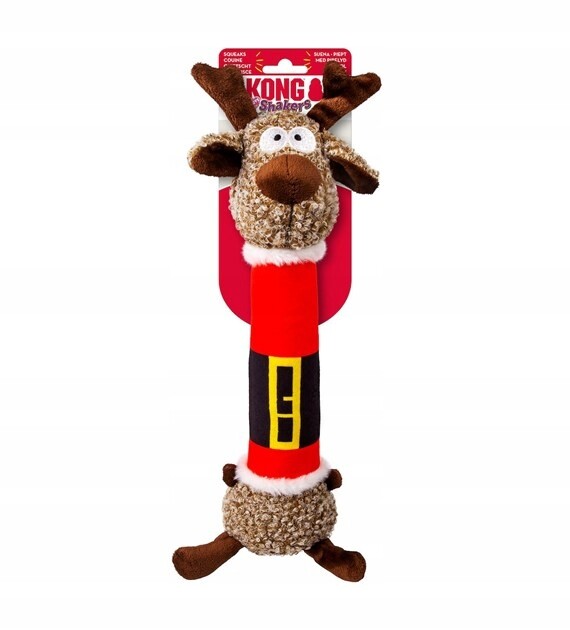 Kong H24D125 Vánoční shakers Luvs plyšová Hračka pro psa Sob