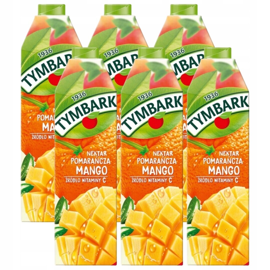 Tymbark Nectar pomeranč mango 1 lx 6 kusů