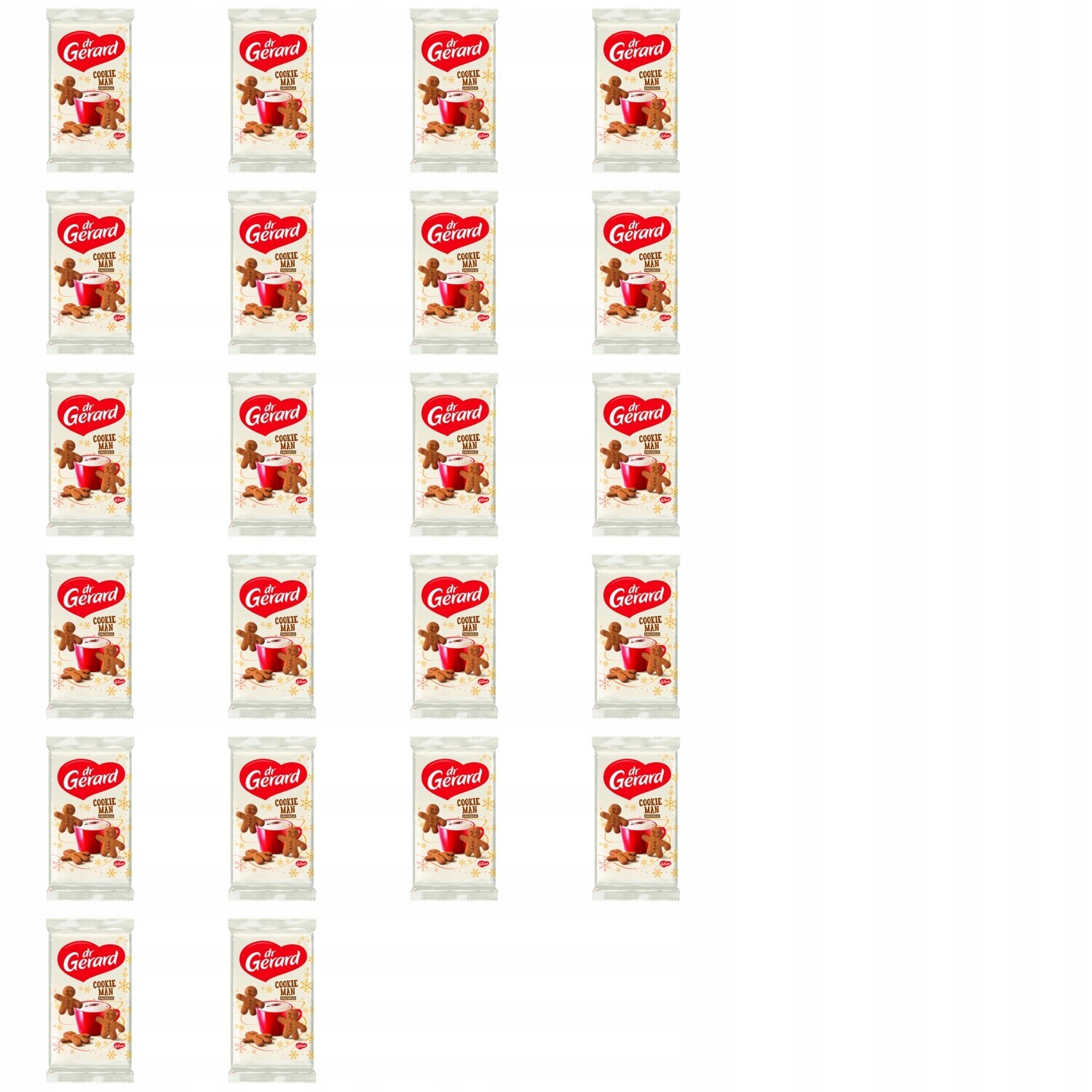 22 x 95 g Dr Gerard cookie sušenky pro muže na Vánoce Karton