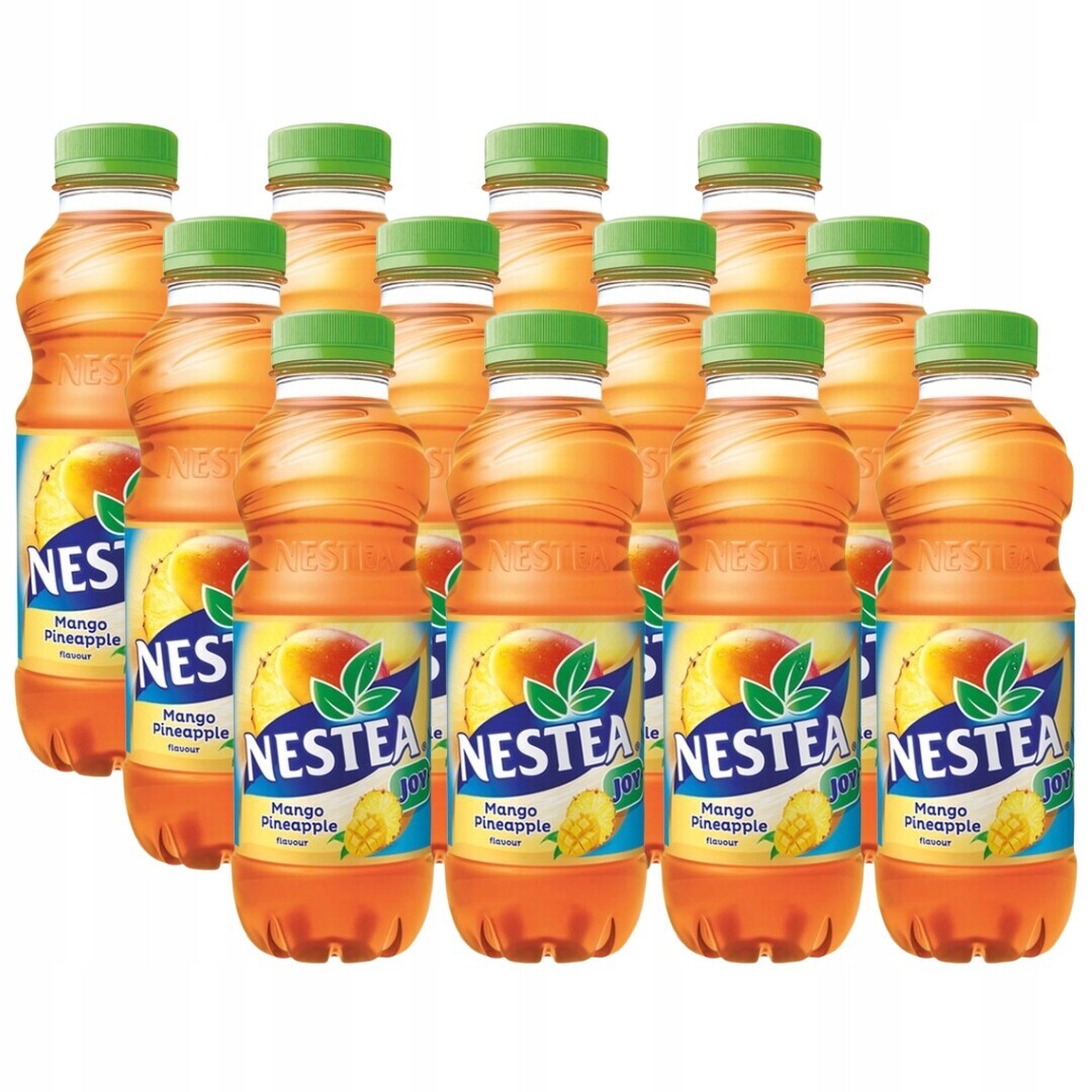 Nestea Joy Ovocno-čajový nápoj s příchutí manga a ananasu 500 ml x 12 ks