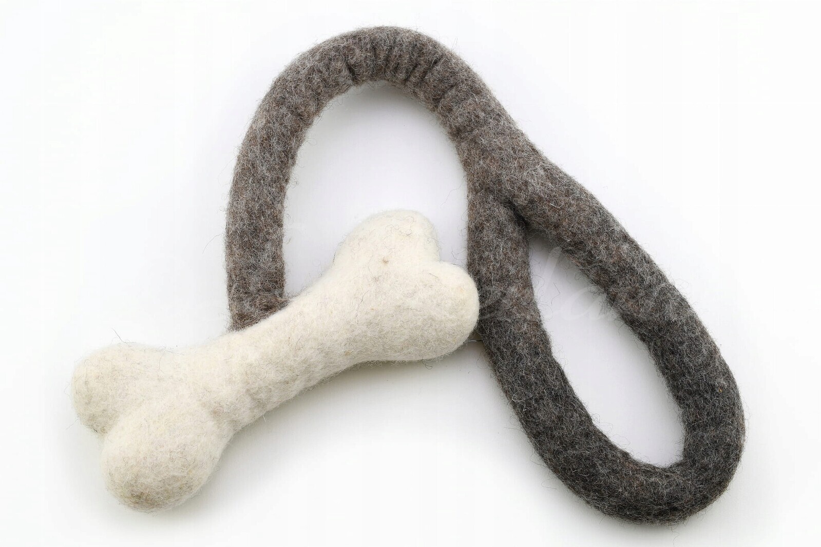 přetahovadlo žvýkací hračka pro psy Lunderland s kostí 50 cm