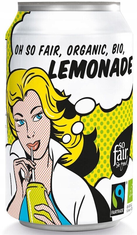 Fair Trade Limonáda 330 ml (plechovka) Oxfam
