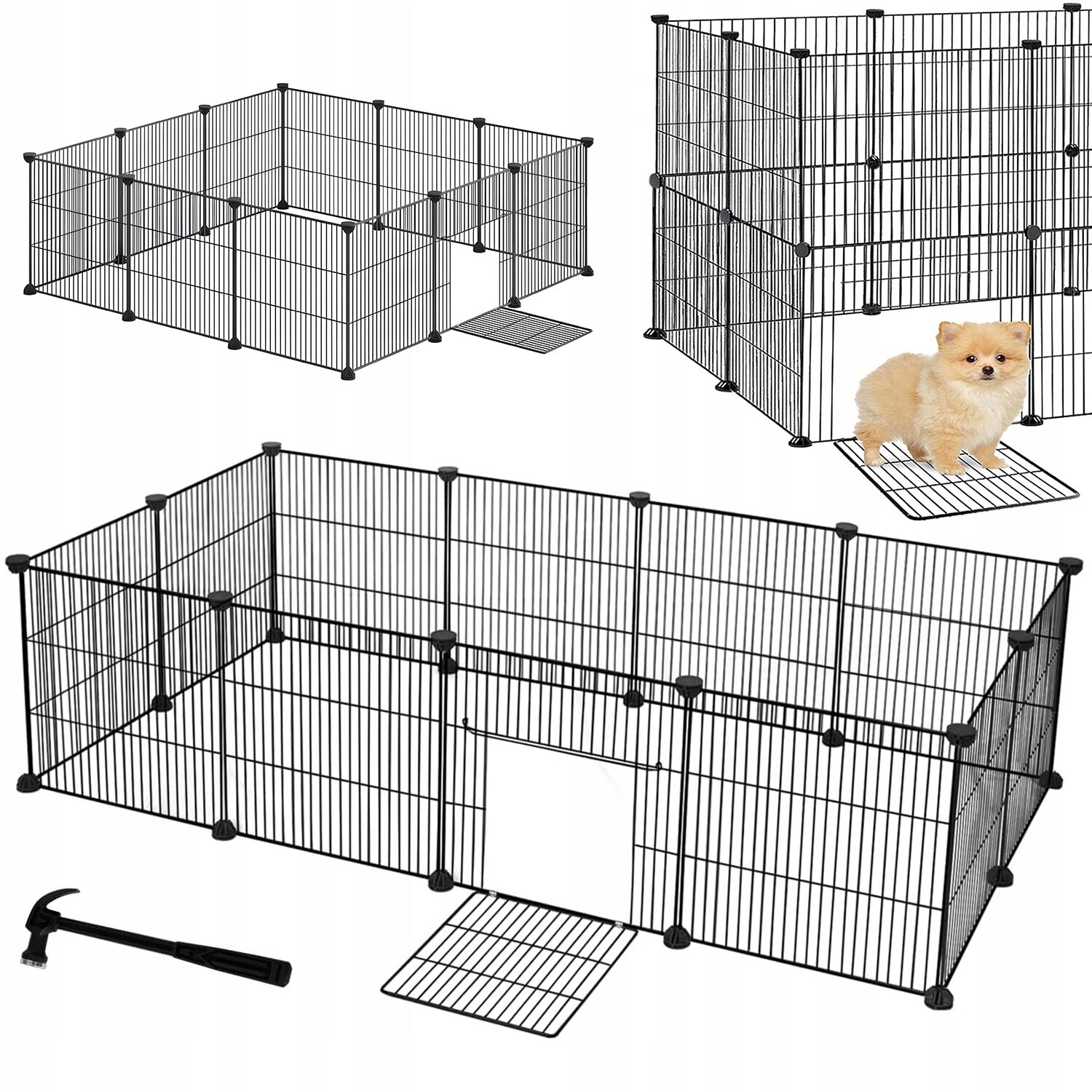 Kotec Klec Výběh Modulární Ohrada Diy Nastavitelná Do Různých Tvarů