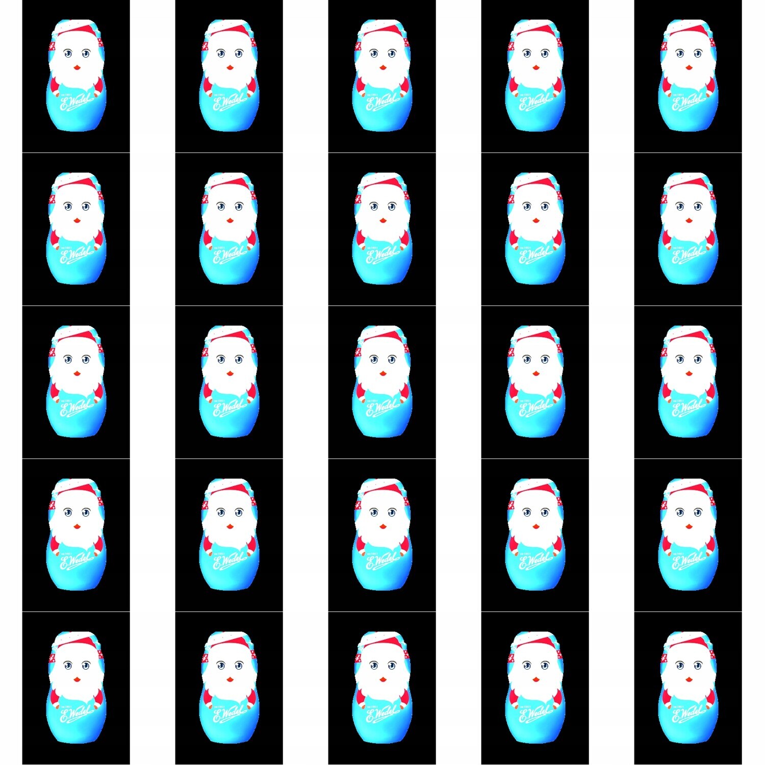 25 x 50 g Wedel figurka Mikuláše z mléčné čokolády Karton