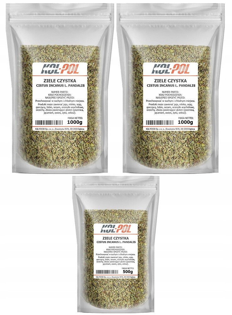 Sušený Čistič 2,5 kg Cistus Incanus bylina čistka čaj kvalita Kol-Pol