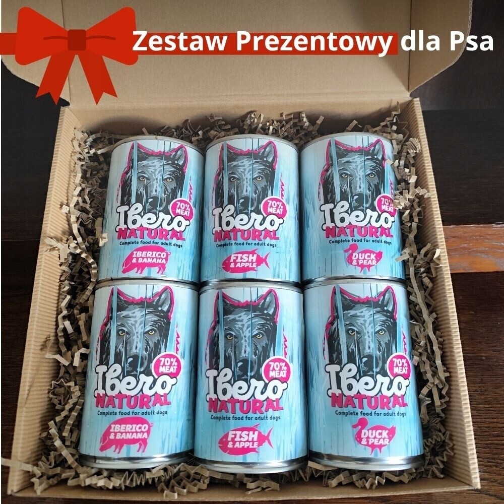Dárková Sada pro psa č. 1 Ibero Complete Taste Box 6×400 g