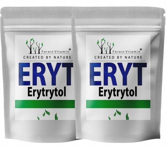 Erytrytol 1kg Erytrol Přírodní sladidlo bez kalorií Náhrada cukru Forest