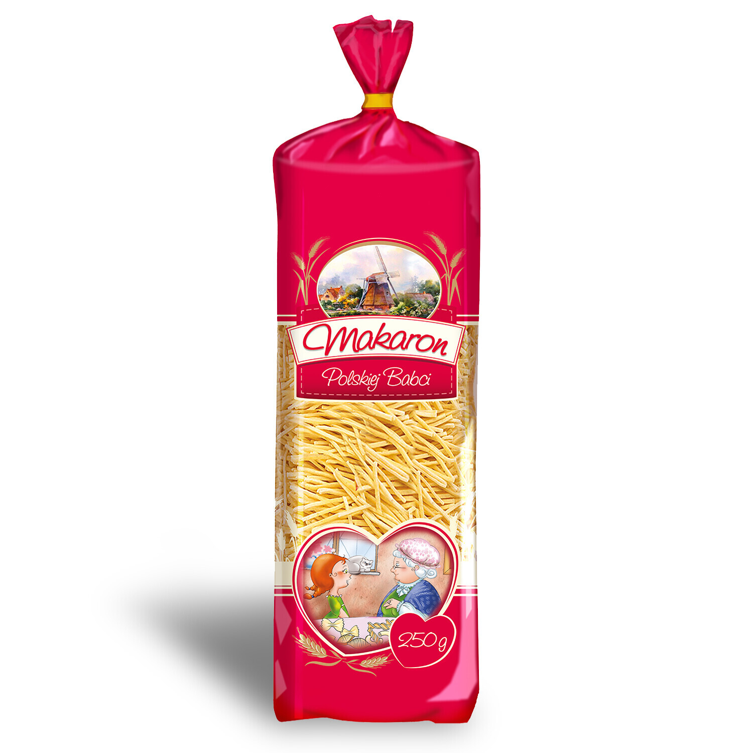 Těstoviny Polské tenkou Nudličky od babičky 250g na vývar (120 ks